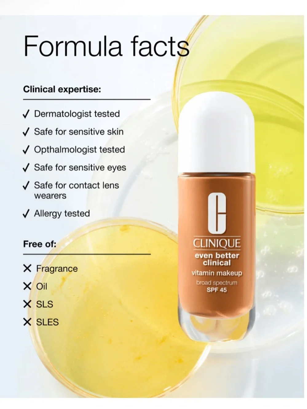 New Clinique Even Better Clinical Vitamin Makeup SPF 45 - Peach Shade